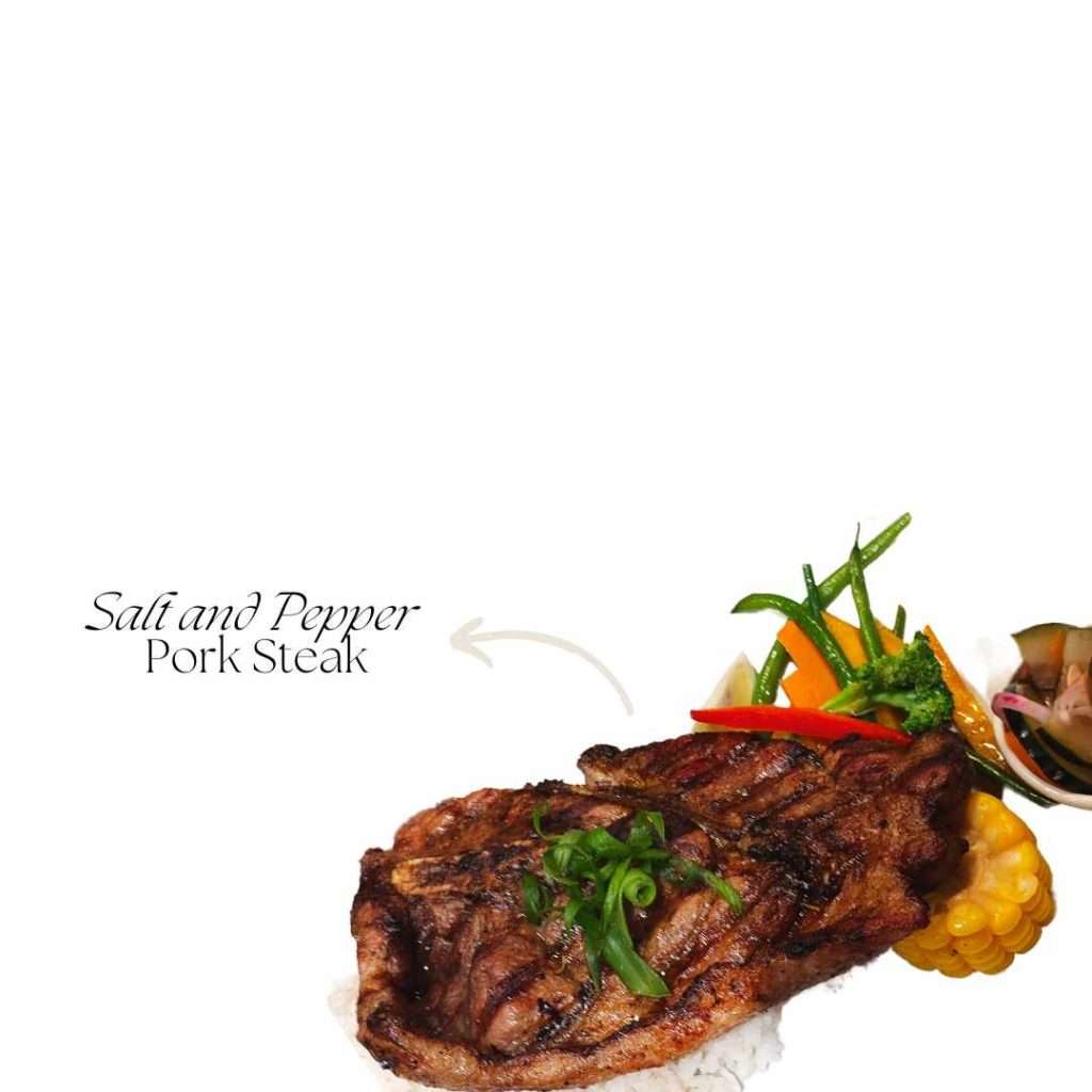 Salt and Pepper Pork Steak | Tablo Kitchen x Cafe 3 salt and pepper pork steak