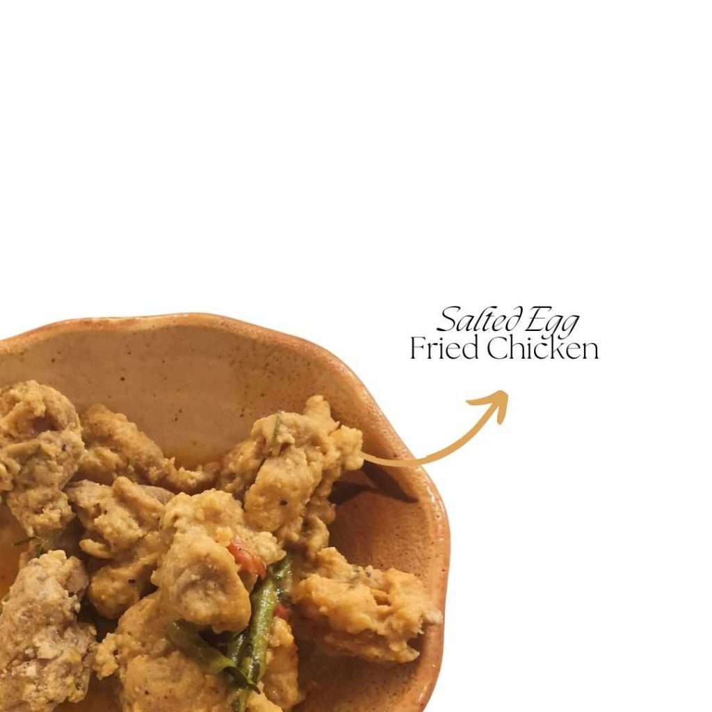 salted egg fried chicken
